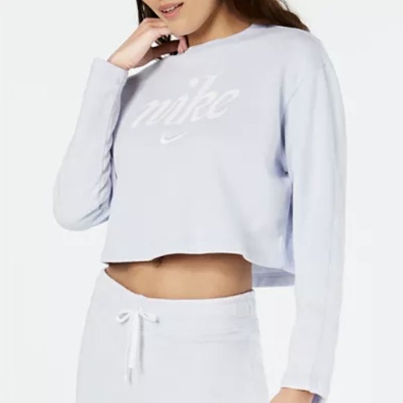 Nike Tops - New Nike Fleece Training Crew Crop